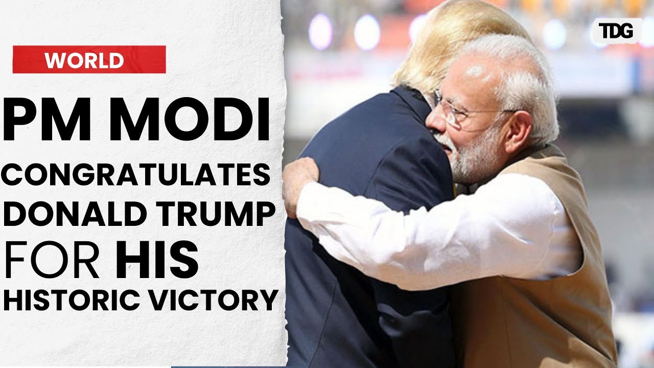 Indian PM Modi congratulates Donald Trump on historic election triumph | US Election 2024