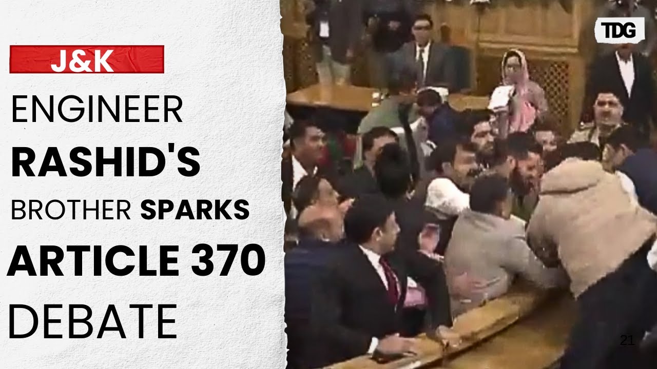 Jammu and Kashmir Assembly in Turmoil: Fistfights and Banner Protests Over Article 370