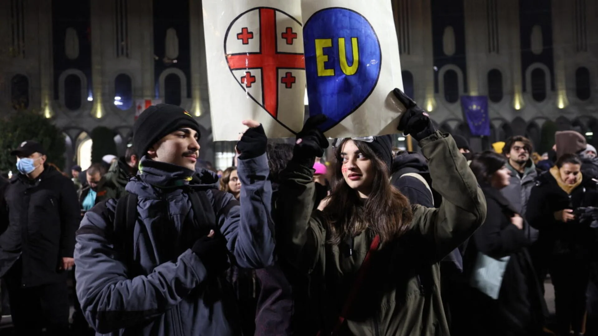 Georgia’s President Calls For European Support As Protests Erupt Over Russia Ties