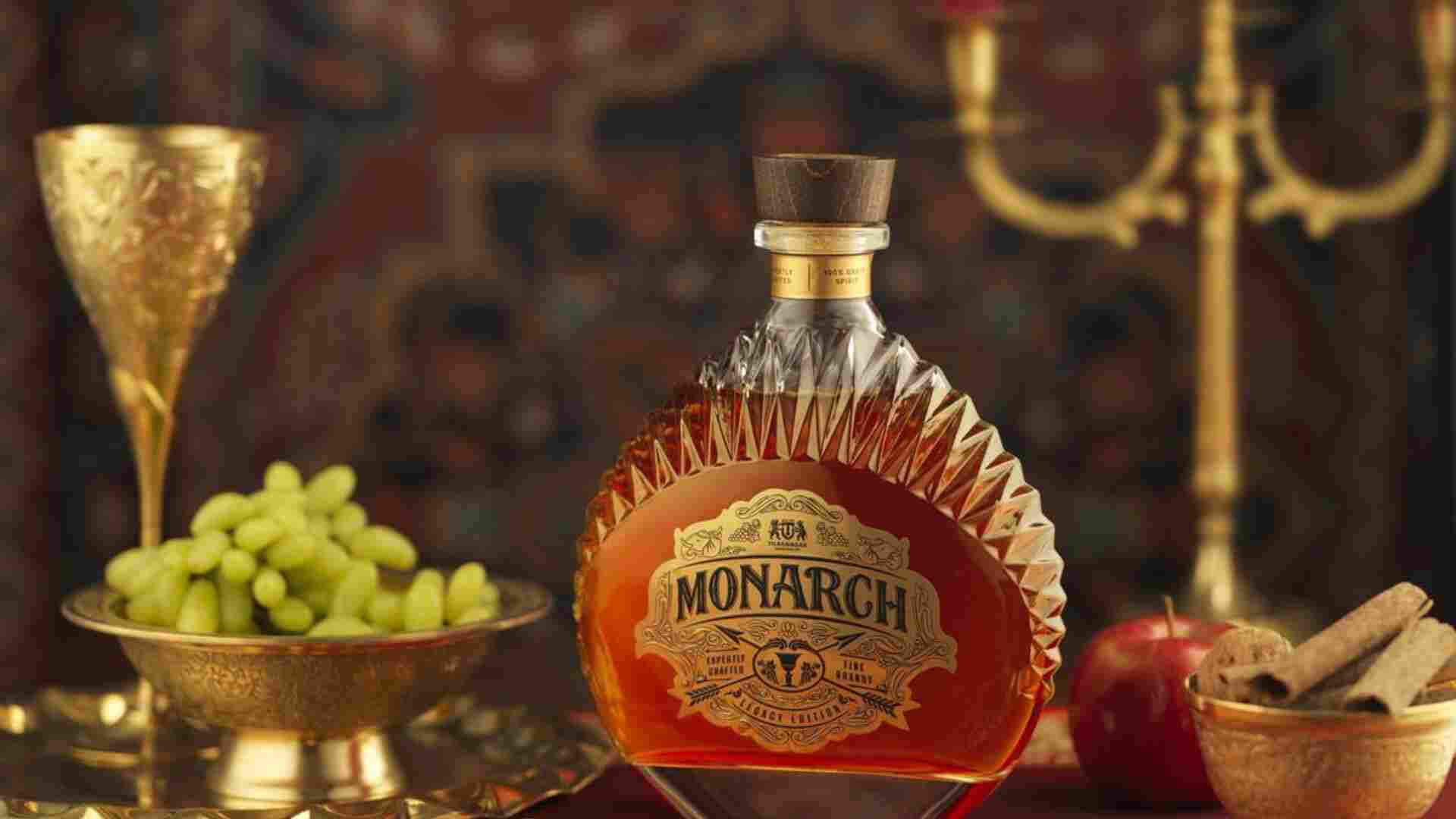 India Launches ‘Monarch’: First 100% Pure Grape Brandy with French Influence