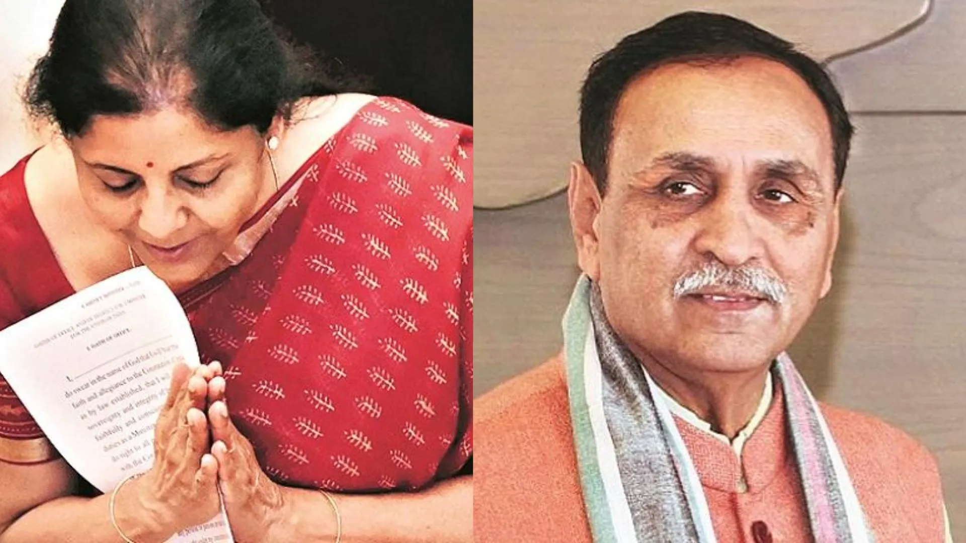 BJP Announces Nirmala Sitharaman, Vijay Rupani as Maharashtra’s Central Observers